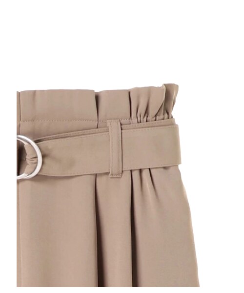 earth music&ecology（アースミュージックアンドエコロジー）の「・ウエストベルト付きペグトップパンツ（パンツ・ブラック/ベージュ/カーキ・S/M）」の5枚目の写真