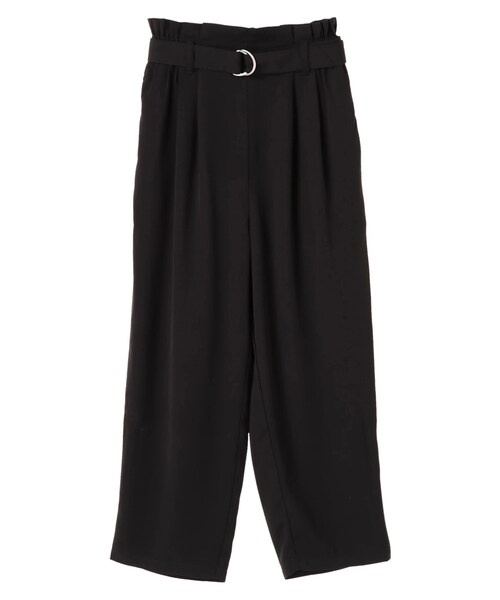 earth music&ecology（アースミュージックアンドエコロジー）の「・ウエストベルト付きペグトップパンツ（パンツ・ブラック/ベージュ/カーキ・S/M）」の8枚目の写真