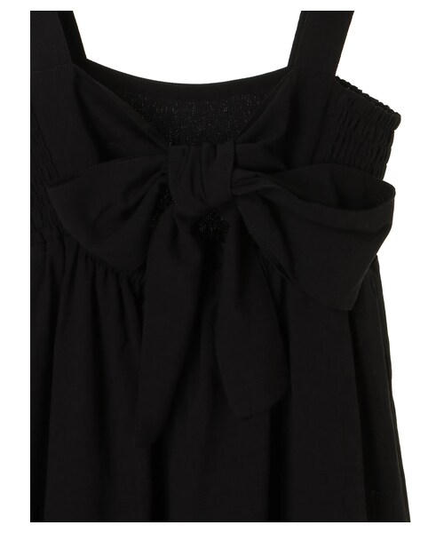 earth music&ecology（アースミュージックアンドエコロジー）の「・バックシャンマキシワンピース（ワンピース/ドレス・ブラック/マスタード/ダークグリーン・F）」の10枚目の写真