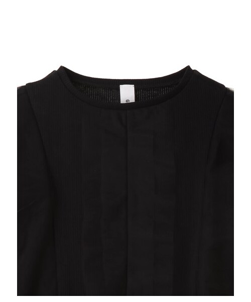 GARAGE OF GOOD CLOTHING（ガレージオブグッドクロージング）の「チュールフリルプルオーバー（トップス・ホワイト/ブラック・F）」の3枚目の写真