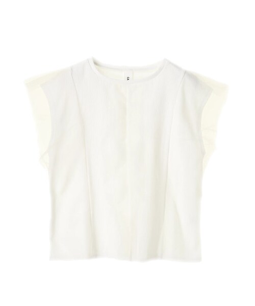 GARAGE OF GOOD CLOTHING（ガレージオブグッドクロージング）の「チュールフリルプルオーバー（トップス・ホワイト/ブラック・F）」の6枚目の写真