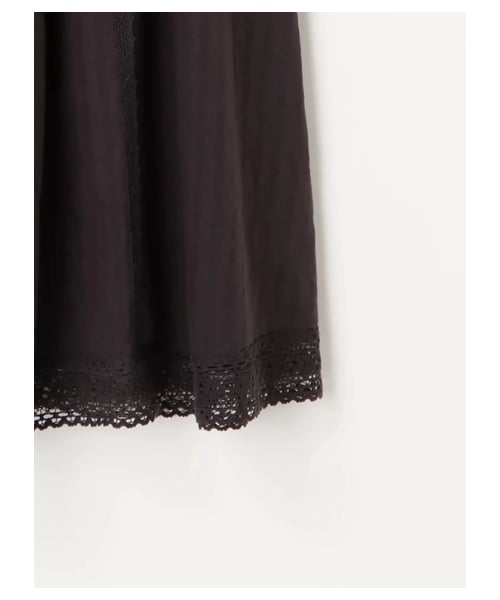 Samansa Mos2(サマンサ モスモス)の「レースピンタックスカート(スカート・オフホワイト/チャコールグレー/ミント・F)」の6枚目の写真