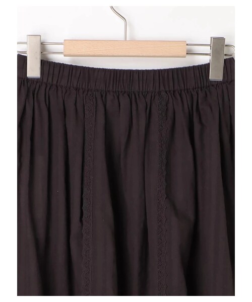 Samansa Mos2(サマンサ モスモス)の「レースピンタックスカート(スカート・オフホワイト/チャコールグレー/ミント・F)」の7枚目の写真