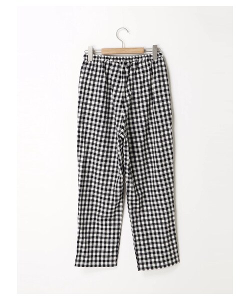 Samansa Mos2（サマンサ モスモス）の「イージーテーパードパンツ（パンツ・オフホワイト/ブラック/ベージュ/ブルー・F）」の5枚目の写真