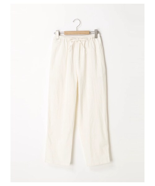 Samansa Mos2（サマンサ モスモス）の「イージーテーパードパンツ（パンツ・オフホワイト/ブラック/ベージュ/ブルー・F）」の11枚目の写真