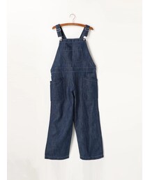Samansa Mos2 | 綿麻デニムサロペット(オールインワン・サロペット)