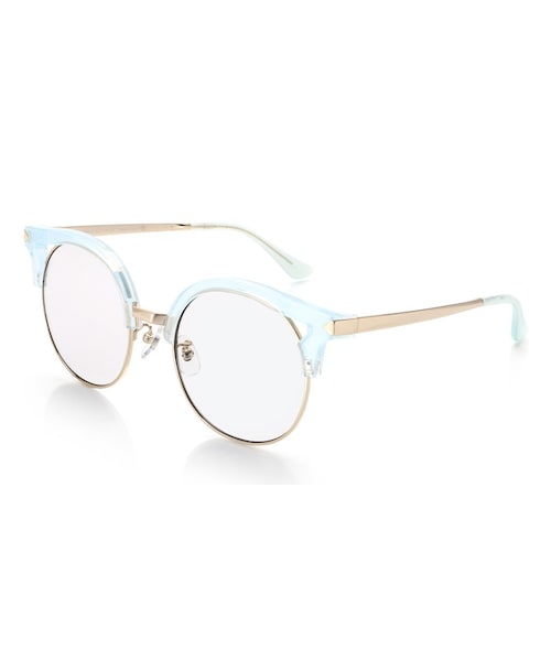 JINS（ジンズ）の「【Sunglasses Bold】サングラス ボールド（サングラス・ペールピンク(01)/ペールブルー(51)/ライトブラウンデミ(83)/ブラック(94)・Large 52□21-143○50）」の4枚目の写真