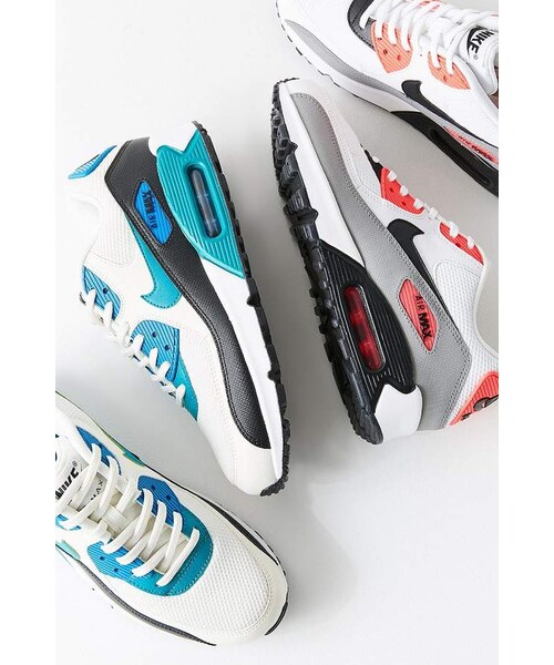 NIKE（ナイキ）の「Nike Air Max 90 Colorblock Sneaker（スニーカー・レディース・Blue/Red・5/6/6.5/7/7.5/8/8.5/9/9.5/10）」の8枚目の写真