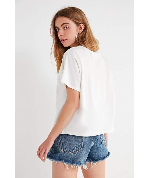 Levi's（リーバイス）の「Levi's Levi’s Circle Logo Tee（Tシャツ/カットソー・レディース・White・XS/S/M/L/XL）」の4枚目の写真