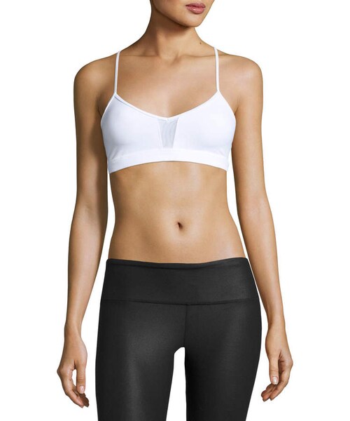 Alo Yoga(アロヨガ)の「Alo Yoga Goddess Sports Bra(ブラ&ショーツ・レディース・White・Large/Medium)」の4枚目の写真