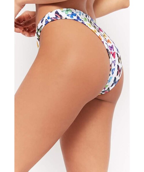 FOREVER 21（フォーエバー トゥエンティーワン）の「Forever 21 Butterfly Bikini Bottoms（水着・レディース・White・Small/Medium/Large）」の2枚目の写真