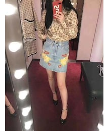 GUCCI（グッチ）の「yaho-018 【GUCCI】グッチ デニムスカート