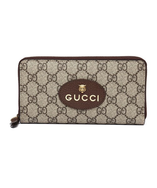 Gucci グッチ の グッチ Gucci Wallet ウォレット ファスナー財布 長財布 小銭入れ 札入れ メンズ レディース 財布 ベンガル トラ ワッペン 財布 Wear