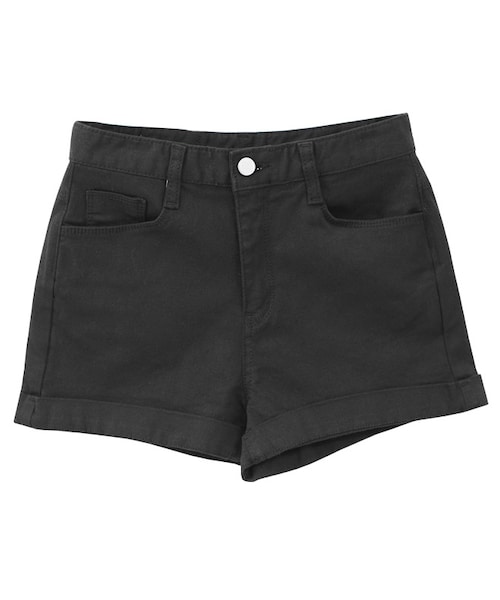 Dailyabout(デイリーアバウト)の「ロールアップショートパンツ(その他パンツ・レディース・ホワイト/その他/ブラック・S/M/L)」の2枚目の写真