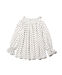 frunco | ドットシャーリングブラウス(シャツ/ブラウス)