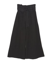 frunco | ハイウエストリボン付ワイドパンツ(その他パンツ)