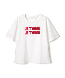 GRL | JE T’AIMEロゴTシャツ(Tシャツ/カットソー)