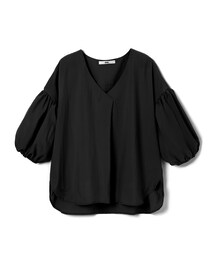 GRL | バルーンスリーブVネックブラウス(シャツ/ブラウス)