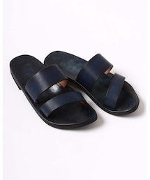 45R | 藍 Wストラップ908SANDALS(その他)