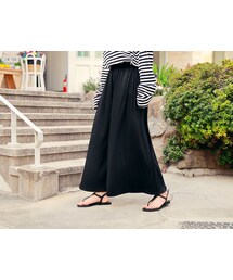 HOTPING | ウエストゴムプリーツワイドパンツ(その他パンツ)