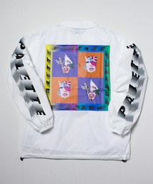 Palette TOKYO | CRAZY MOTION BIG COACH JACKET(WHITE)(ジャケット/アウター)