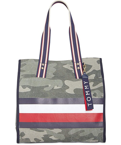 tommy hilfiger camo tote