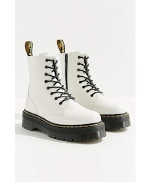 Dr. Martens | Dr. Martens Jadon 8 Eye Platform White Boot(ブーツ)