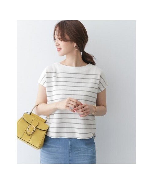 美品♪アーバンリサーチドアーズ ワッフルニット＆45R カットソー 2点おまとめ URBAN RESEARCH DOORS（アーバンリサーチドアーズ）の