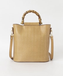 KBF | KBF+ バンブーハンドルスクエアーBAG(バッグ)
