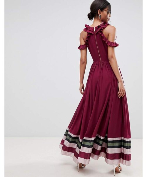 TED BAKER＊ワンピースドレス TED BAKER☆花柄フレアワンピ TED BAKER