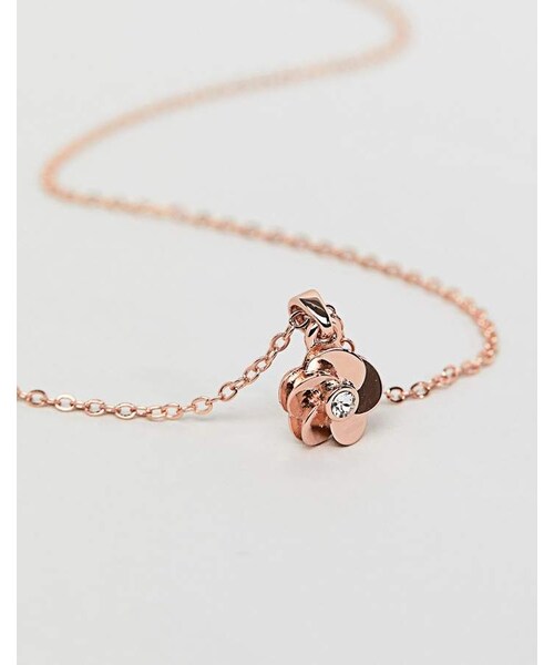 Ted Baker（テッドベーカー）の「Ted Baker Rose Gold Flower Pendant 