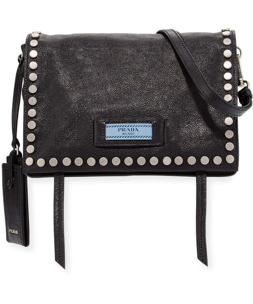 PRADA（プラダ）の「Prada Etiquette Small Leather Crossbody Bag ...
