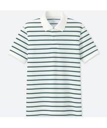 UNIQLO | ドライEXカノコポロシャツ（ボーダー・半袖）＋(ポロシャツ)