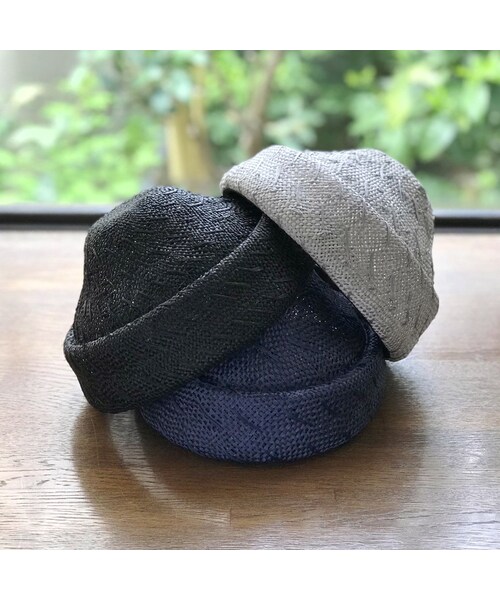KENT HAT(ケントハット)の「フェイクニットキャップ(キャップ・レディース・Black・FREE(56㎝~58㎝の方向けです。))」の1枚目の写真