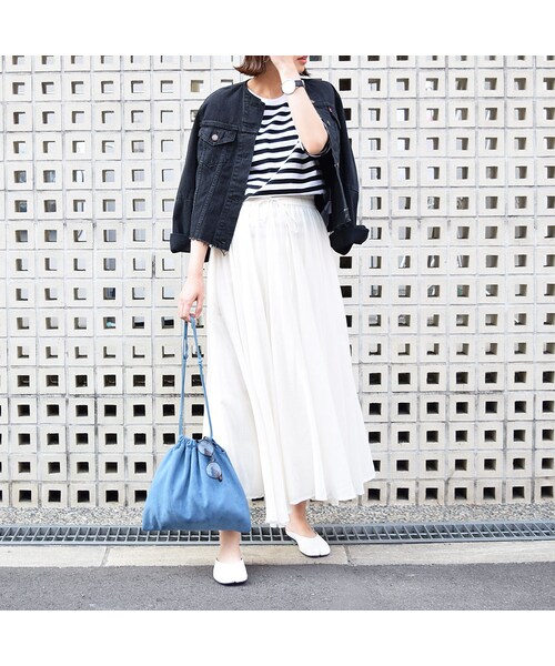 no brand（ノーブランド）の「【再入荷】5分袖 BORDER Tシャツ（Tシャツ/カットソー・レディース・その他）」の4枚目の写真