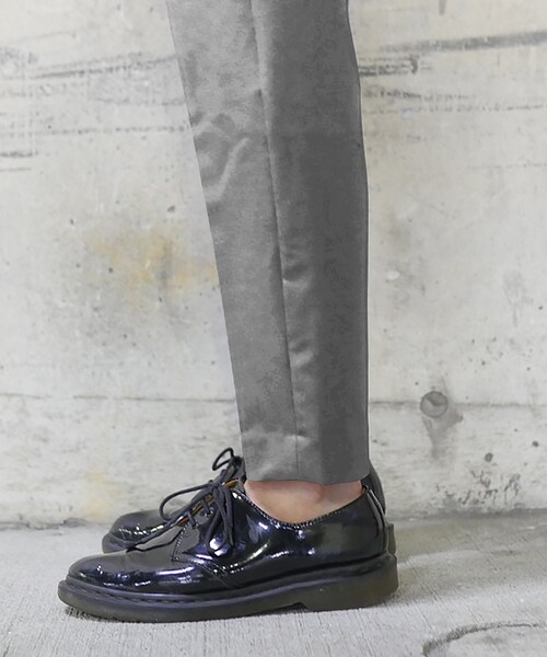 LIDNM(リドム)の「ビエラギャバアンクルスラックス【ライトグレー】(スラックス・メンズ・グレー・S.M.L)」の5枚目の写真