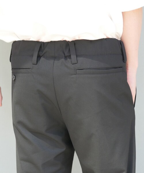 LIDNM（リドム）の「ビエラギャバアンクルスラックス【ブラック】（スラックス・メンズ・ブラック・S.M.L）」の7枚目の写真