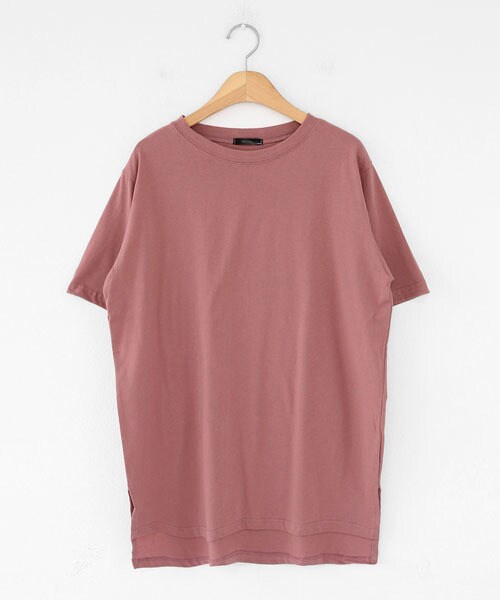 DHOLIC(ディーホリック)の「アンバランス半袖Tシャツ(Tシャツ/カットソー・レディース・ホワイト/ブラック/ピンク/グレー/ブルー・FREE)」の5枚目の写真