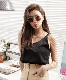 DHOLIC | ダブルストラップスリーブレス(キャミソール)