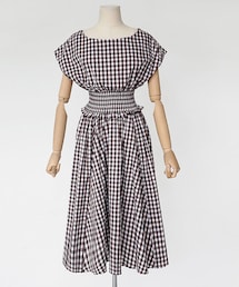 DHOLIC | ウエストマークチェックワンピース(ワンピース)