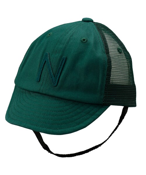 BRANSHES（ブランシェス）の「ロゴメッシュキャップ（キャップ・キッズ・レッド/グリーン/ブラック・S～L）」の3枚目の写真