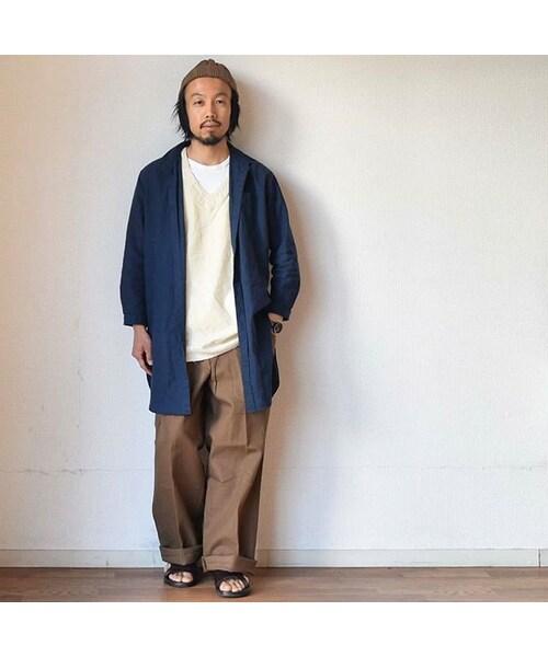 ROTOTO(ロトト)の「【癖の無い被りやすいシルエット】ROTOTO ロトト コットンリネン ニットキャップ【再入荷しました】(ニットキャップ/ビーニー・メンズ・その他)」の11枚目の写真