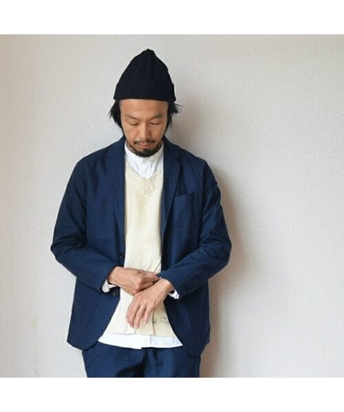 ROTOTO(ロトト)の「【癖の無い被りやすいシルエット】ROTOTO ロトト コットンリネン ニットキャップ【再入荷しました】(ニットキャップ/ビーニー・メンズ・その他)」の9枚目の写真