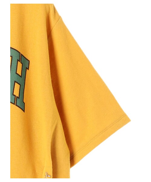 E hyphen world gallery（イーハイフンワールドギャラリー）の「・カレッジプリント2Wayスウェットプルオーバー（トップス・オフホワイト/杢グレー/イエロー/グリーン/ネイビー・F）」の5枚目の写真