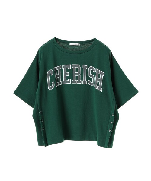 E hyphen world gallery（イーハイフンワールドギャラリー）の「・カレッジプリント2Wayスウェットプルオーバー（トップス・オフホワイト/杢グレー/イエロー/グリーン/ネイビー・F）」の12枚目の写真