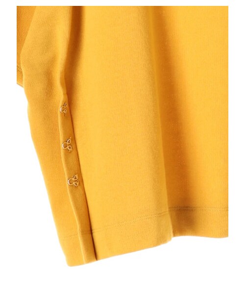 E hyphen world gallery（イーハイフンワールドギャラリー）の「・カレッジプリント2Wayスウェットプルオーバー（トップス・オフホワイト/杢グレー/イエロー/グリーン/ネイビー・F）」の6枚目の写真