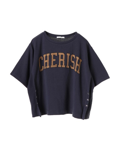 E hyphen world gallery（イーハイフンワールドギャラリー）の「・カレッジプリント2Wayスウェットプルオーバー（トップス・オフホワイト/杢グレー/イエロー/グリーン/ネイビー・F）」の13枚目の写真