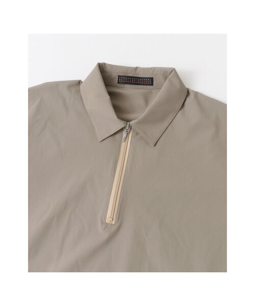 SENSE OF PLACE by URBAN RESEARCH（センスオブプレイスバイアーバンリサーチ）の「テックハーフジップシャツ(5分袖)（トップス・メンズ・BEIGE/BLACK・M/L）」の5枚目の写真