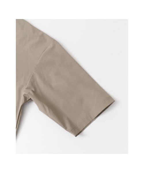 SENSE OF PLACE by URBAN RESEARCH（センスオブプレイスバイアーバンリサーチ）の「テックハーフジップシャツ(5分袖)（トップス・メンズ・BEIGE/BLACK・M/L）」の7枚目の写真