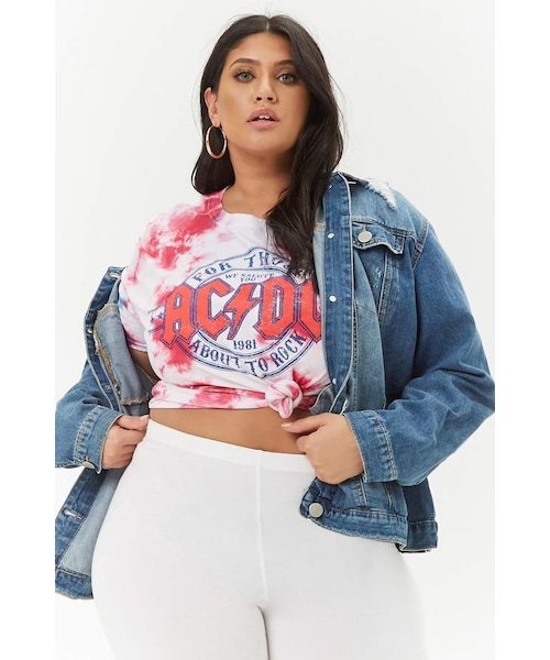 ac dc crop top forever 21